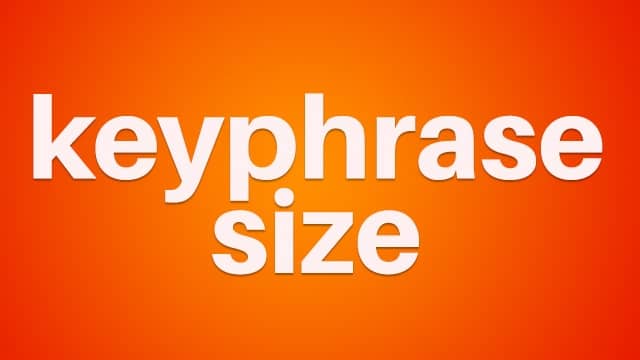 keyphrase-size