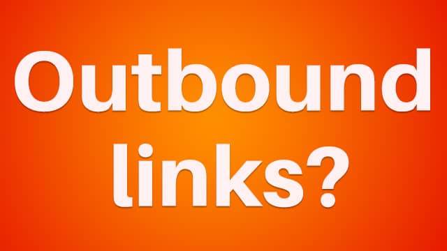 outbound links seo